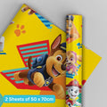 Paw Patrol Gift Wrap 2 Sheets and Tags