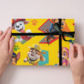 Paw Patrol 2 Sheets & 2 Tags Gift Wrap