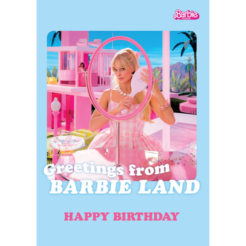 Barbie Movie Card, Personalise with any message
