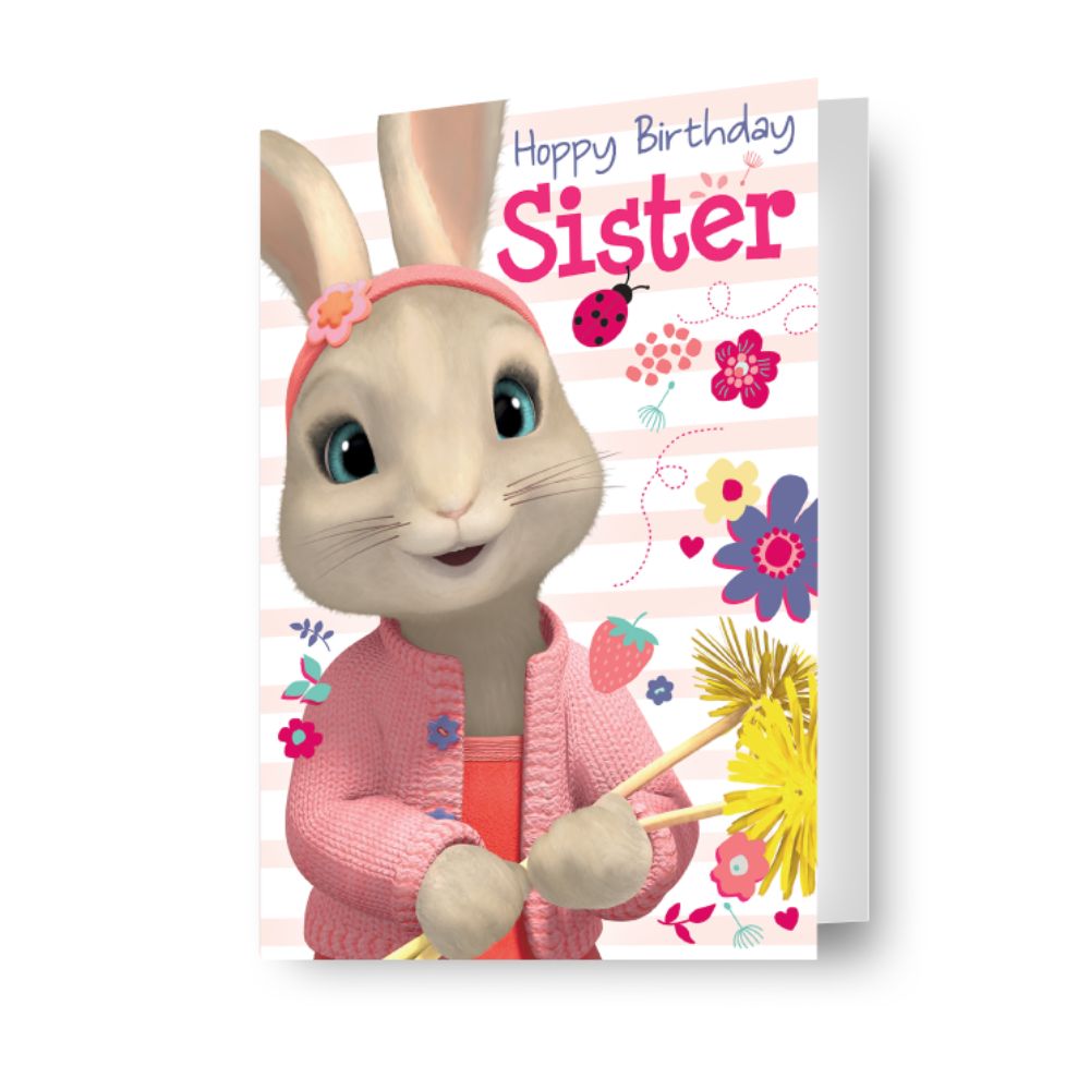 Peter Rabbit 'Sister' Birthday Card