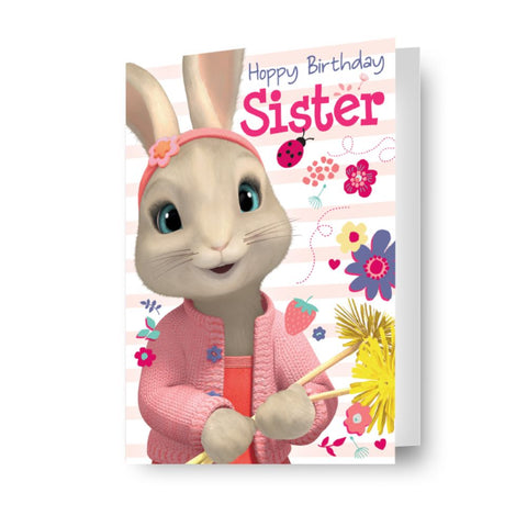 Peter Rabbit 'Sister' Birthday Card