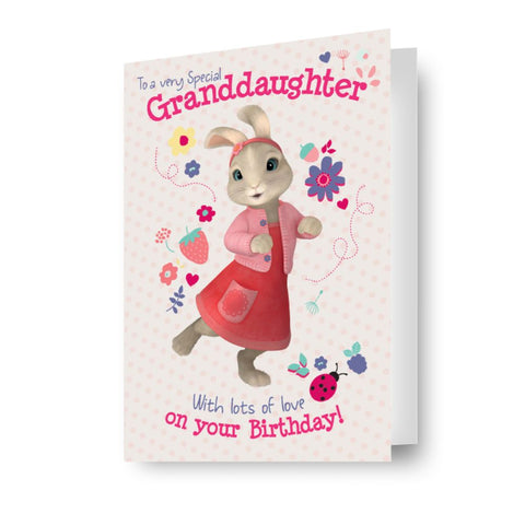 Peter Rabbit Granddaughter Birthday Card
