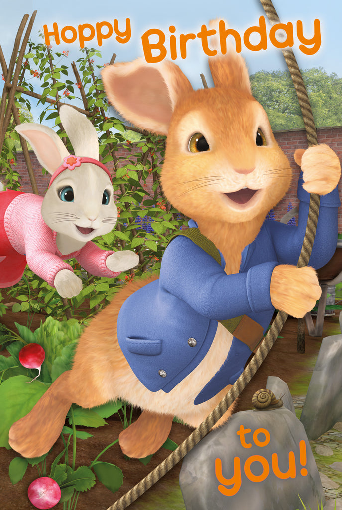 Peter Rabbit Verjaardagskaart