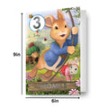 Peter Rabbit Personalise Birthday Card With Sticker Sheet