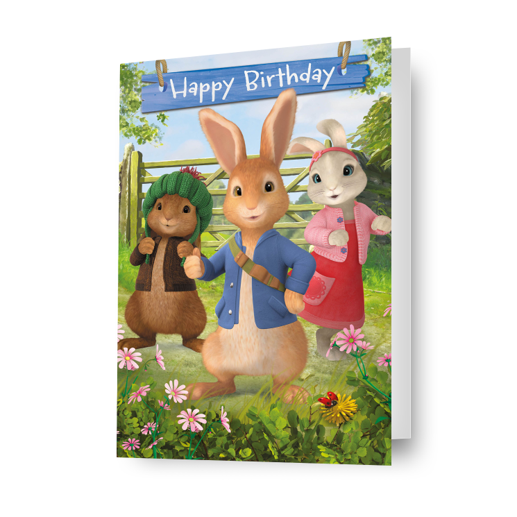 Peter Rabbit 'Happy Birthday' Card