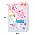Peppa Pig Niece Birthday Card