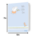 Peppa Pig New Baby Boy Card