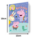 Peppa Pig Birthday Fun Card with Badge