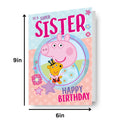 Peppa Pig Sister Birthday Card