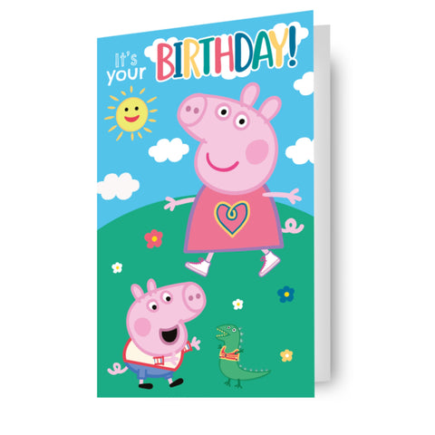 Peppa Pig Birthday Card