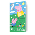 Peppa Pig Age 2 Birthday Card