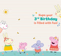 Peppa Pig Age 3 Birthday Card