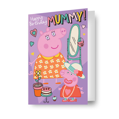 Peppa Pig Mummy Birthday Card