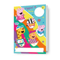 Peppa Pig Personalise Birthday Card With Sticker Sheet