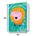 Peppa Pig Son Birthday Card, To A Roarsome Son