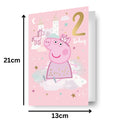 Peppa Pig Age 2 Birthday Card