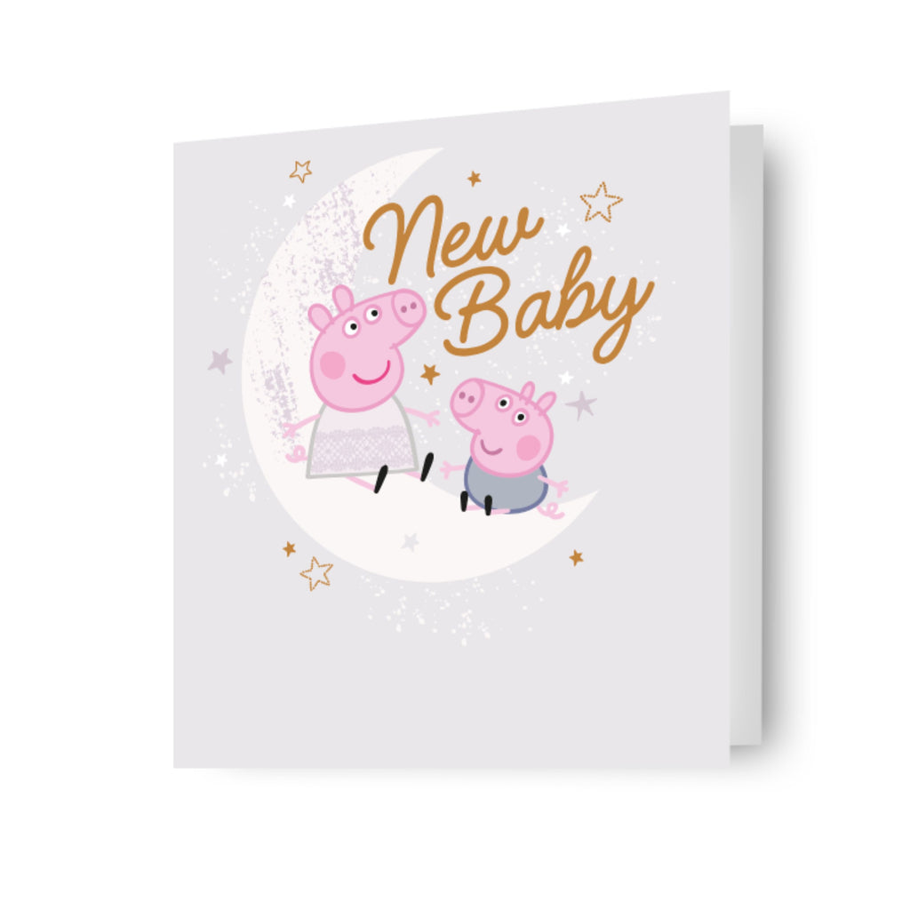 Peppa Pig New Baby Card