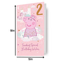 Peppa Pig Age 2 Birthday Card