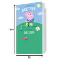 Peppa Pig Brother Birthday Card, To A Brilliant Brother
