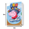 Peppa Pig Son Birthday Card, Son Have a Super Cool Birthday
