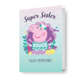 Peppa Pig Sister Birthday Card, Super Sister