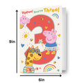 Peppa Pig Age 3 Birthday Card