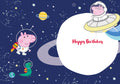 Daddy Birthday Card Peppa Pig