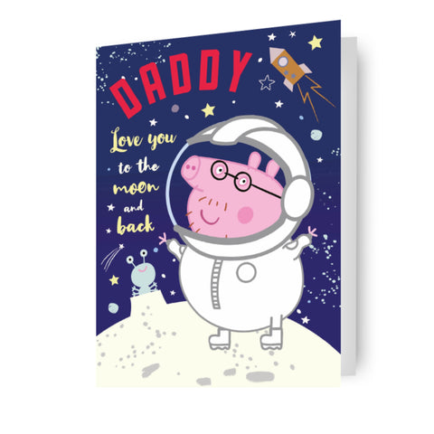 Peppa Pig Daddy Birthday Card
