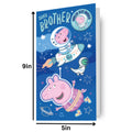 Peppa Pig Brother Birthday Card & Badge