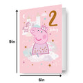 Peppa Pig Age 2 Birthday Card