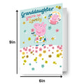 Peppa Pig Birthday Card For Granddaughter