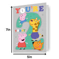 Peppa Pig Age 2 Birthday Card