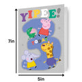 Peppa Pig Age 3 Birthday Card