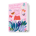 Peppa Pig Daughter Butterfly Birthday Card