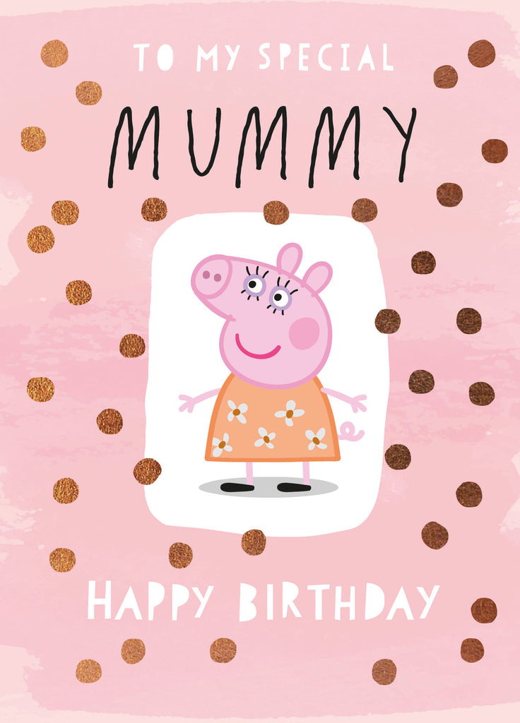 Peppa Pig 'Mummy' verjaardagskaart