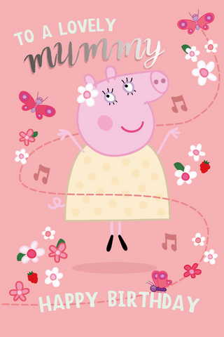 Peppa Pig Mummy Birthday Card