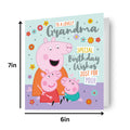 Peppa Pig 'Lovely Grandma' Birthday Card