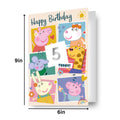 Peppa Pig Age Sticker Birthday Card
