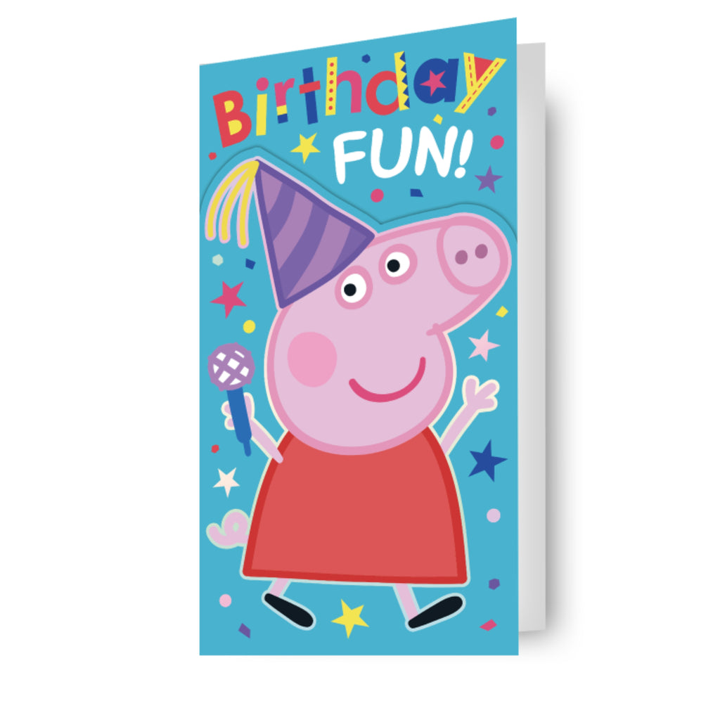 Peppa Pig 'Birthday Fun' Birthday Card