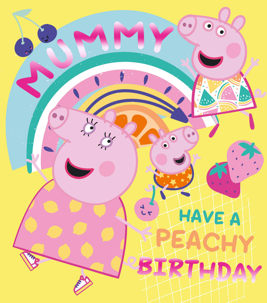 Peppa Pig Mummy Birthday Card