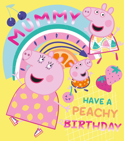 Peppa Pig Mummy Birthday Card