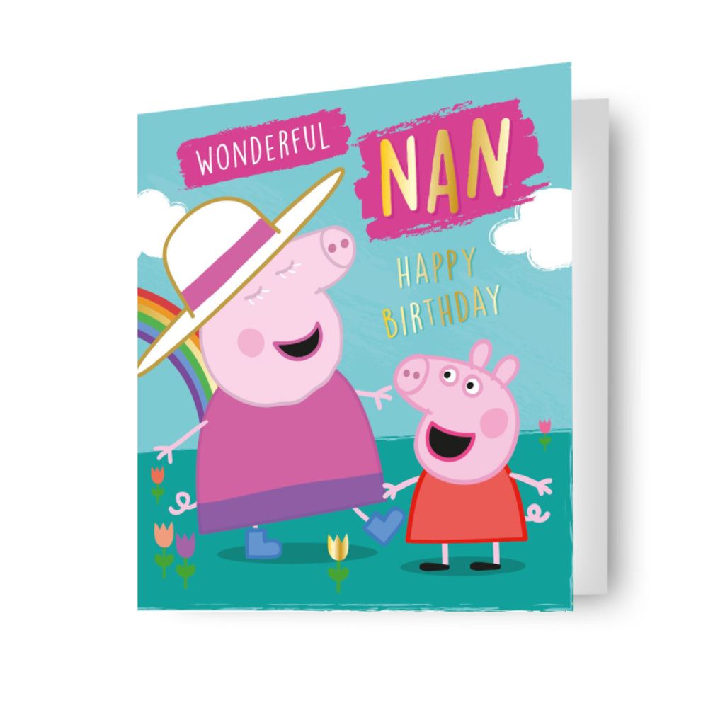 Peppa Pig 'Wonderful Nan' Birthday Card