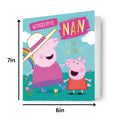 Peppa Pig 'Wonderful Nan' Birthday Card