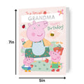 Peppa Pig Birthday Card with sticker pack for personalisation