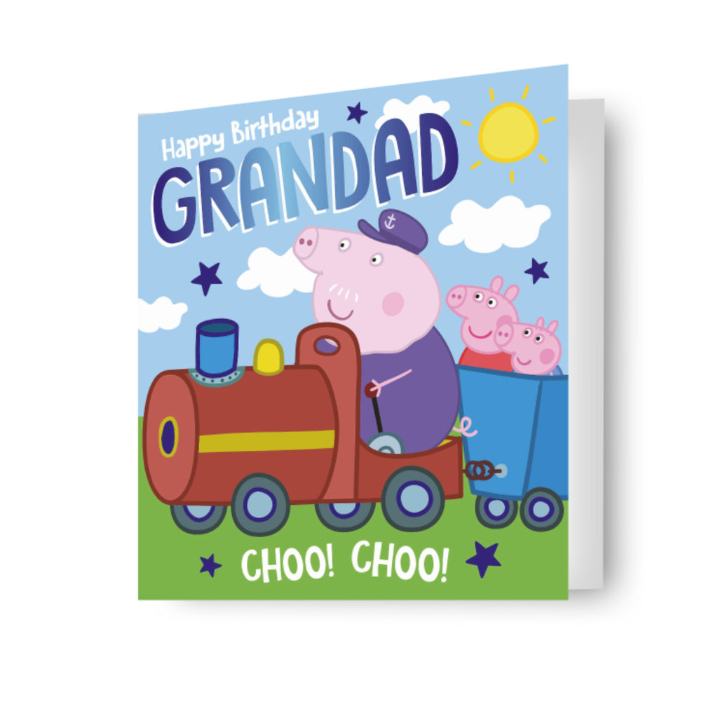 Peppa Pig Grandad Birthday Card