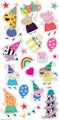 Peppa Pig Age 4 Sticker Birthday Card