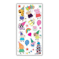 Peppa Pig Age 4 Sticker Birthday Card