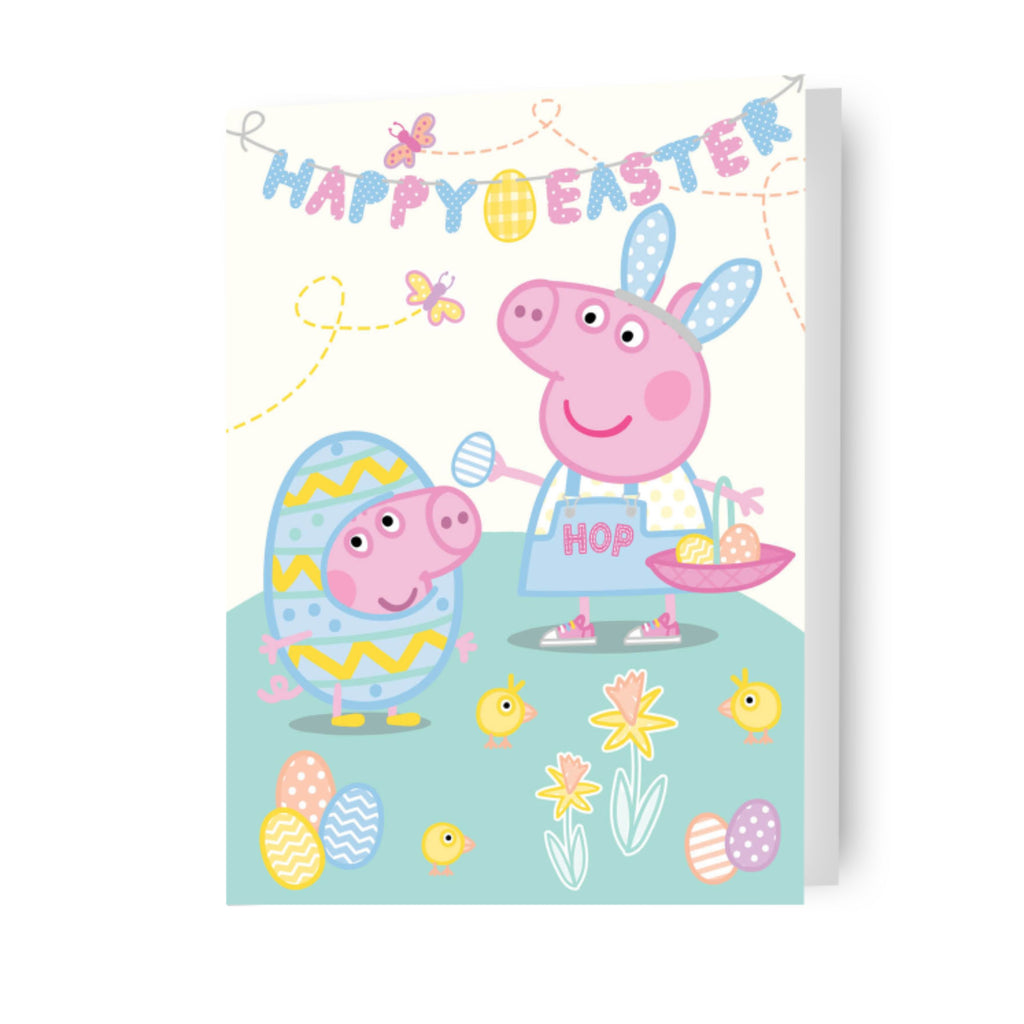 Biglietto di buona Pasqua di Peppa Pig