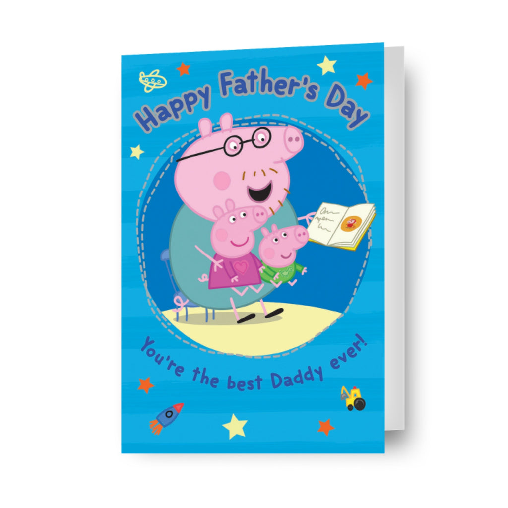 Peppa Pig 'Best Daddy' Father's Day Card