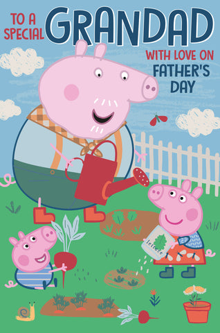 PEPPA PIG GRANDAD FATHER'S DAY CARD